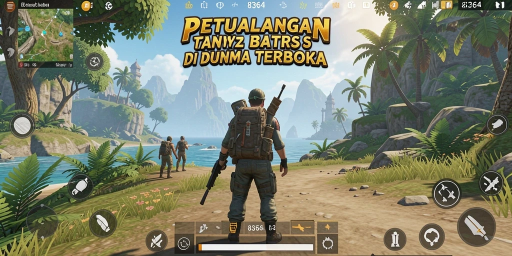 Tangkapan layar dari gameplay Open World 8364 yang menakjubkan.