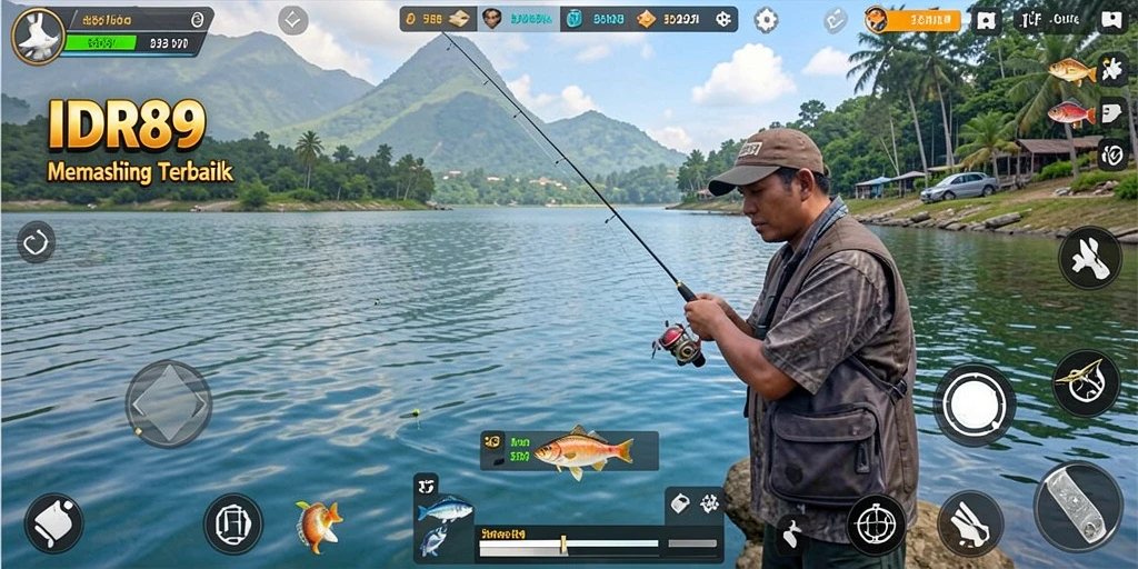 Tangkapan ikan besar dalam gameplay IDR89 yang menegangkan.