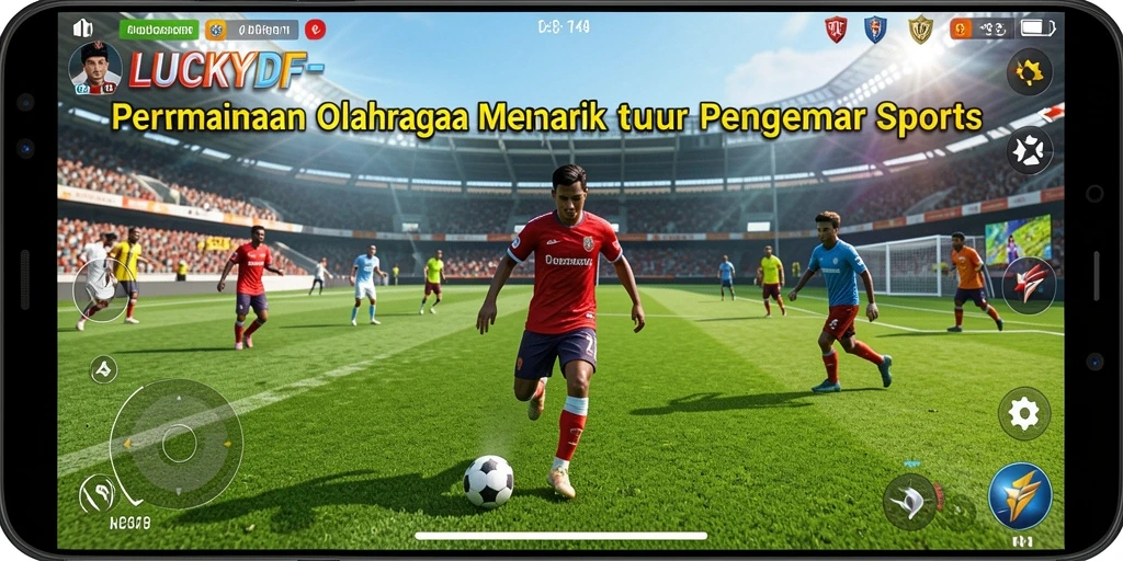 Tampilan menarik dan gameplay kompetitif dari LUCKYDF.