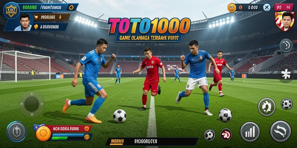 Tampilan gameplay menarik dari TOTO1000 dengan fitur olahraga.